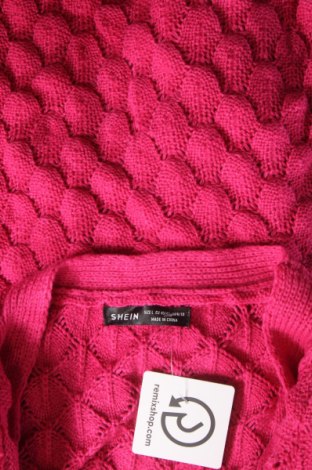 Damen Strickjacke SHEIN, Größe L, Farbe Rosa, Preis 7,49 €