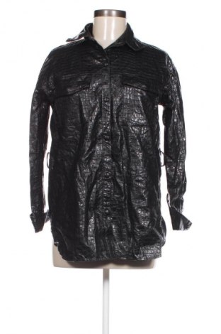 Dámska kožená bunda  SHEIN, Veľkosť S, Farba Čierna, Cena  4,45 €