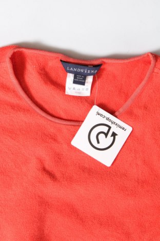 Damen Fleece Shirt Lands' End, Größe M, Farbe Orange, Preis € 3,99