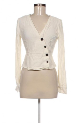 Γυναικείο πουκάμισο Bershka, Μέγεθος S, Χρώμα Εκρού, Τιμή 7,49 €