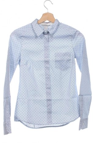 Γυναικείο πουκάμισο H&M, Μέγεθος XS, Χρώμα Μπλέ, Τιμή 8,24 €