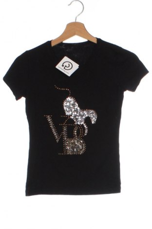 Γυναικείο t-shirt, Μέγεθος XXS, Χρώμα Μαύρο, Τιμή 8,29 €
