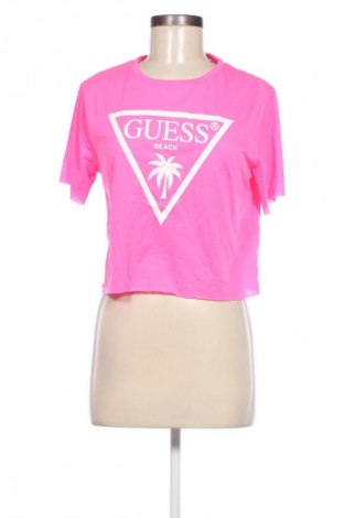 Дамска тениска Guess, Размер M, Цвят Розов, Цена 36,49 лв.