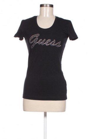 Γυναικείο t-shirt Guess, Μέγεθος M, Χρώμα Μαύρο, Τιμή 31,54 €