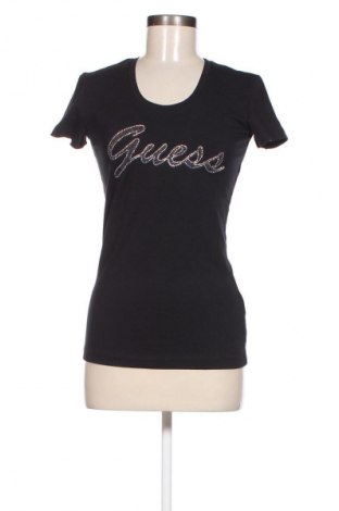 Γυναικείο t-shirt Guess, Μέγεθος M, Χρώμα Μαύρο, Τιμή 20,79 €