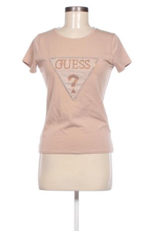 Дамска тениска Guess, Размер M, Цвят Бежов, Цена 52,29 лв.