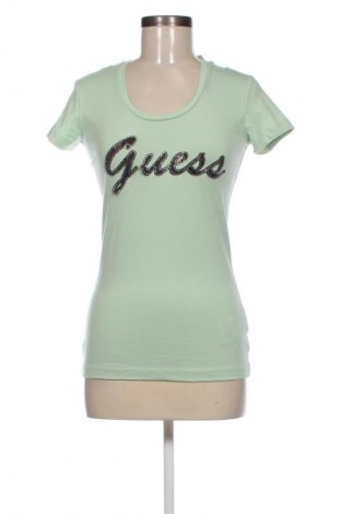 Дамска тениска Guess, Размер S, Цвят Зелен, Цена 27,99 лв.