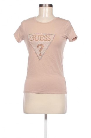 Дамска тениска Guess, Размер M, Цвят Бежов, Цена 68,40 лв.