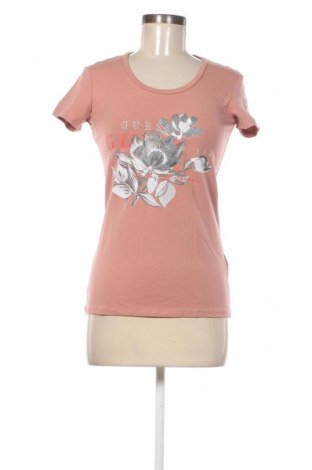 Дамска тениска Guess, Размер M, Цвят Пепел от рози, Цена 68,40 лв.