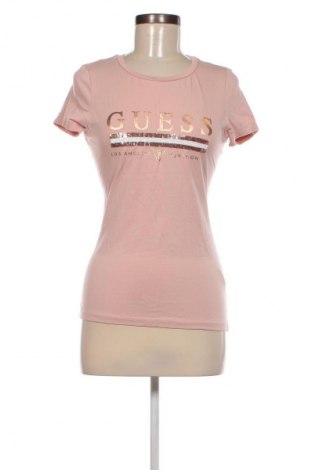 Γυναικείο t-shirt Guess, Μέγεθος M, Χρώμα  Μπέζ, Τιμή 10,15 €