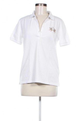 Дамска тениска La Martina, Размер L, Цвят Бял, Цена 105,40 лв.