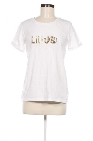 Γυναικείο t-shirt Liu Jo, Μέγεθος M, Χρώμα Λευκό, Τιμή 39,17 €