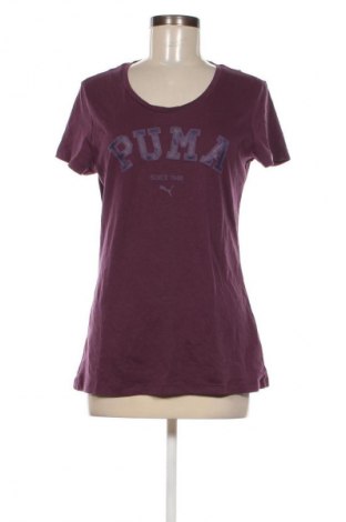 Γυναικείο t-shirt PUMA, Μέγεθος M, Χρώμα Βιολετί, Τιμή 19,03 €