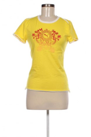 Γυναικείο t-shirt PUMA, Μέγεθος M, Χρώμα Κίτρινο, Τιμή 21,68 €