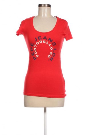 Tricou de femei Pepe Jeans, Mărime XS, Culoare Roșu, Preț 122,37 Lei