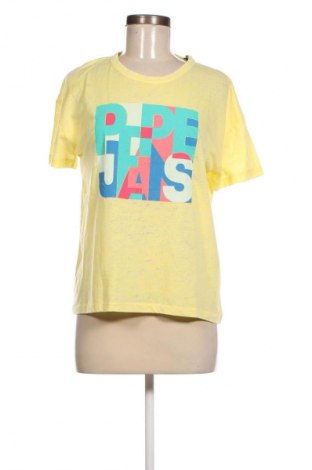 Damen T-Shirt Pepe Jeans, Größe M, Farbe Gelb, Preis € 14,99