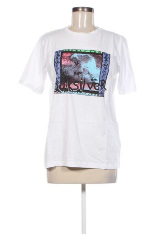 Damski T-shirt Quiksilver, Rozmiar XL, Kolor Biały, Cena 43,18 zł