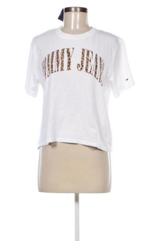 Γυναικείο t-shirt Tommy Jeans, Μέγεθος S, Χρώμα Λευκό, Τιμή 29,99 €