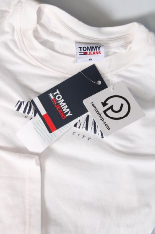 Damski T-shirt Tommy Jeans, Rozmiar XS, Kolor Biały, Cena 170,99 zł