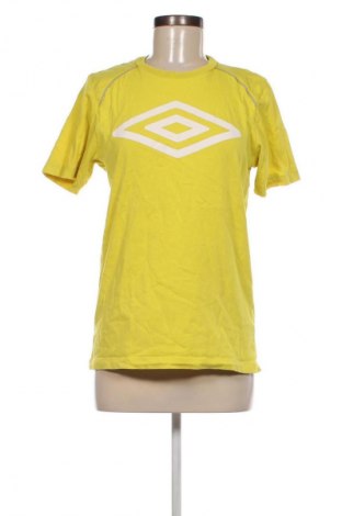 Γυναικείο t-shirt Umbro, Μέγεθος M, Χρώμα Κίτρινο, Τιμή 4,80 €