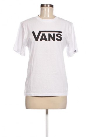 Γυναικείο t-shirt Vans, Μέγεθος L, Χρώμα Λευκό, Τιμή 21,34 €