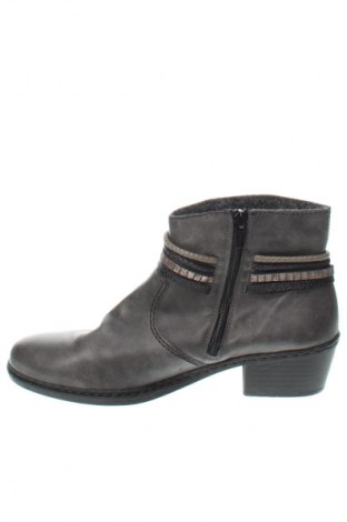 Damen Stiefeletten Rieker, Größe 39, Farbe Grau, Preis 21,99 €