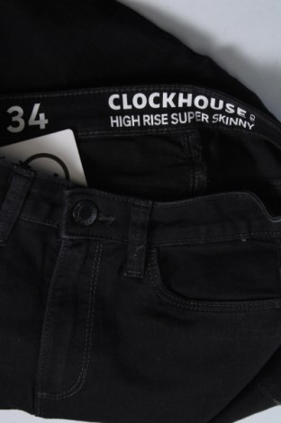 Blugi de femei Clockhouse, Mărime XS, Culoare Negru, Preț 20,49 Lei