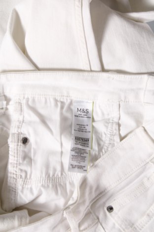 Damskie jeansy Marks & Spencer, Rozmiar XL, Kolor Biały, Cena 22,70 zł