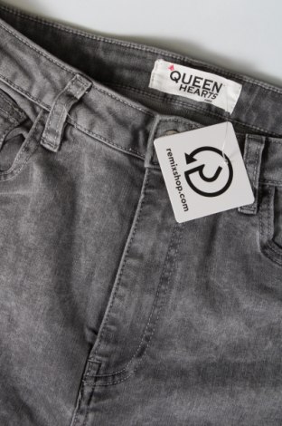 Blugi de femei Queen Hearts, Mărime L, Culoare Gri, Preț 36,99 Lei