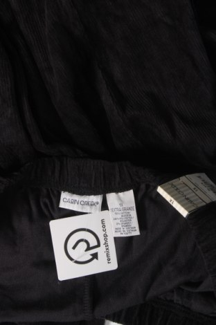 Pantaloni de velvet de femei Cabin Creek, Mărime XL, Culoare Negru, Preț 27,99 Lei