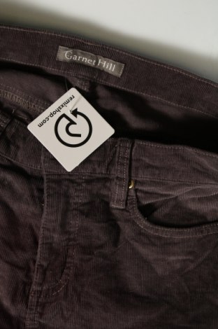 Pantaloni de velvet de femei Garnet Hill, Mărime S, Culoare Gri, Preț 29,99 Lei