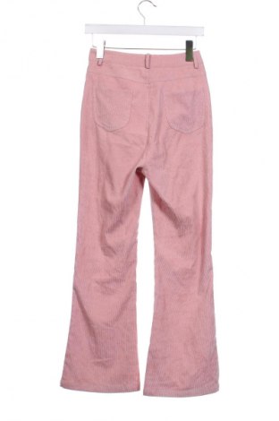 Pantaloni de velvet de femei SHEIN, Mărime XS, Culoare Roz, Preț 27,99 Lei