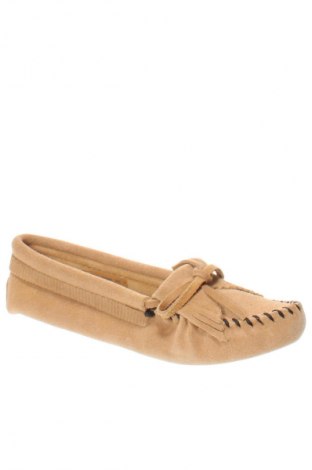 Damenschuhe Minnetonka, Größe 37, Farbe Beige, Preis 14,79 €