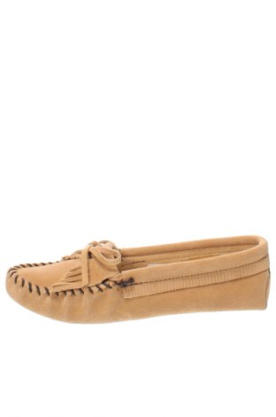 Damenschuhe Minnetonka, Größe 38, Farbe Beige, Preis 21,99 €