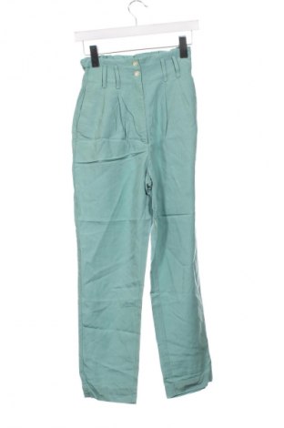 Pantaloni de femei Mango, Mărime XS, Culoare Verde, Preț 43,99 Lei