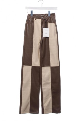 Дамски панталон Pull&Bear, Размер XXS, Цвят Многоцветен, Цена 20,24 лв.