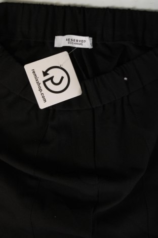 Pantaloni de femei Reserved, Mărime XS, Culoare Negru, Preț 26,99 Lei