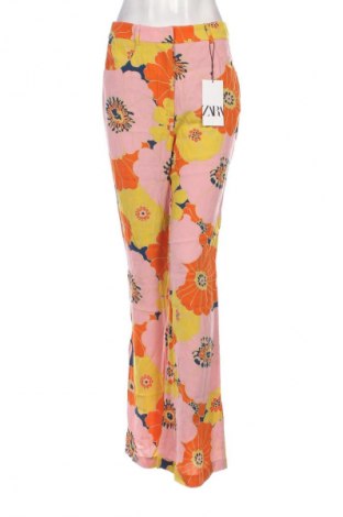 Pantaloni de femei Zara, Mărime M, Culoare Multicolor, Preț 110,99 Lei