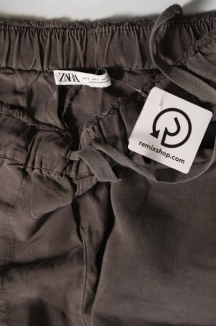 Pantaloni de femei Zara, Mărime S, Culoare Gri, Preț 102,78 Lei