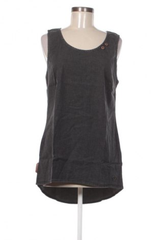 Γυναικείο αμάνικο μπλουζάκι Alife And Kickin, Μέγεθος L, Χρώμα Γκρί, Τιμή 6,39 €