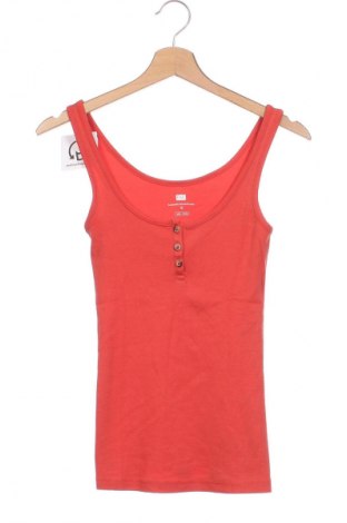 Γυναικείο αμάνικο μπλουζάκι F&F, Μέγεθος XS, Χρώμα Πορτοκαλί, Τιμή 3,79 €