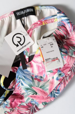 Damska koszulka na ramiączkach Fashion Union, Rozmiar L, Kolor Kolorowy, Cena 44,99 zł