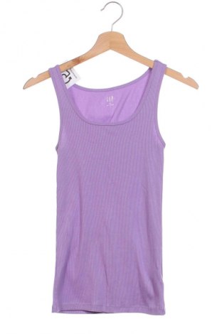Γυναικείο αμάνικο μπλουζάκι Gap, Μέγεθος XS, Χρώμα Βιολετί, Τιμή 3,84 €