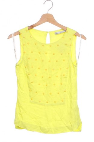 Γυναικείο αμάνικο μπλουζάκι Karen Millen, Μέγεθος XS, Χρώμα Κίτρινο, Τιμή 10,76 €