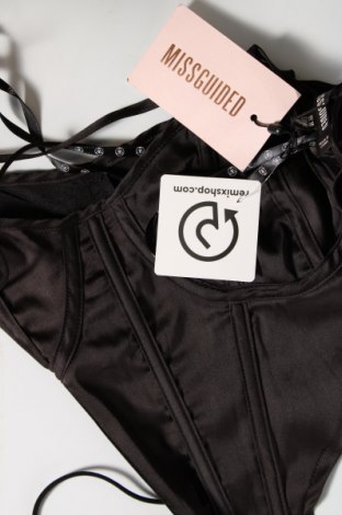 Dámské tilko  Missguided, Velikost M, Barva Černá, Cena  109,00 Kč