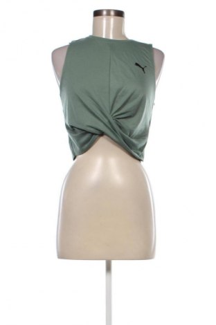 Γυναικείο αμάνικο μπλουζάκι PUMA, Μέγεθος M, Χρώμα Πράσινο, Τιμή 30,36 €
