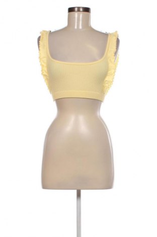 Γυναικείο αμάνικο μπλουζάκι Sinsay, Μέγεθος S, Χρώμα Κίτρινο, Τιμή 4,00 €