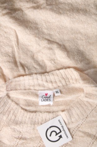 Damenpullover, Größe XL, Farbe Beige, Preis 7,49 €