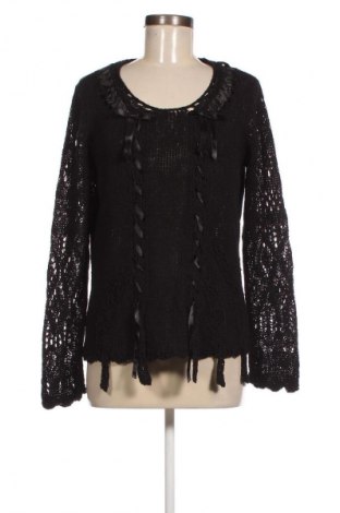 Дамски пуловер Biba, Размер M, Цвят Черен, Цена 12,76 лв.