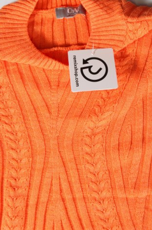 Damenpullover C&A, Größe M, Farbe Orange, Preis 7,29 €